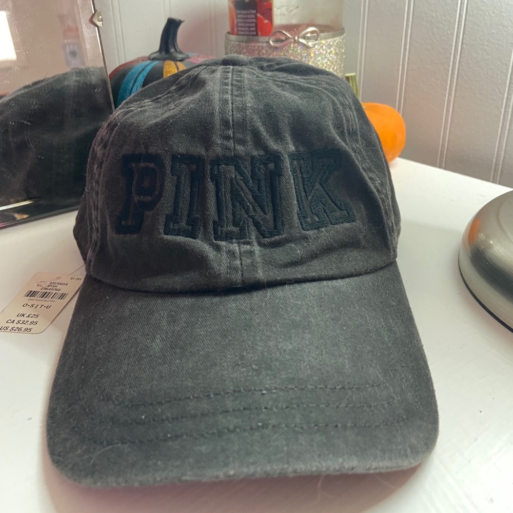 PINK baseball hat
